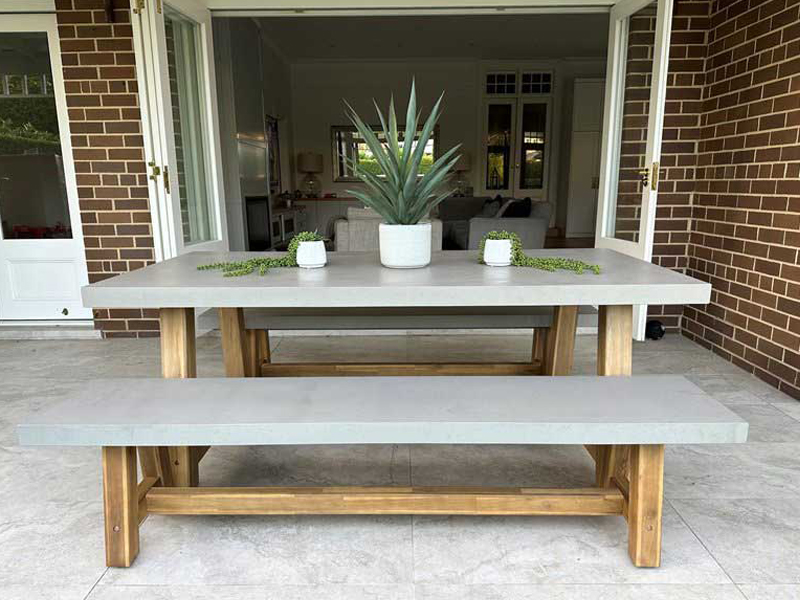 Veltis 180cm 3pc Dining Setting