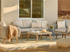 Balmoral 4pc Wicker Lounge Setting