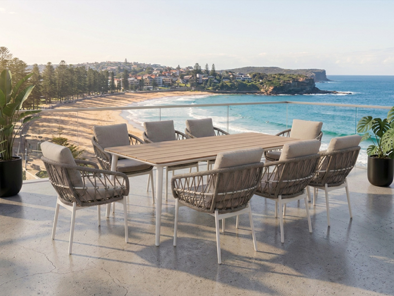 Malibu 9pc Dining Setting