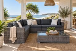 L Shape Modular Outdoor Wicker Lounge